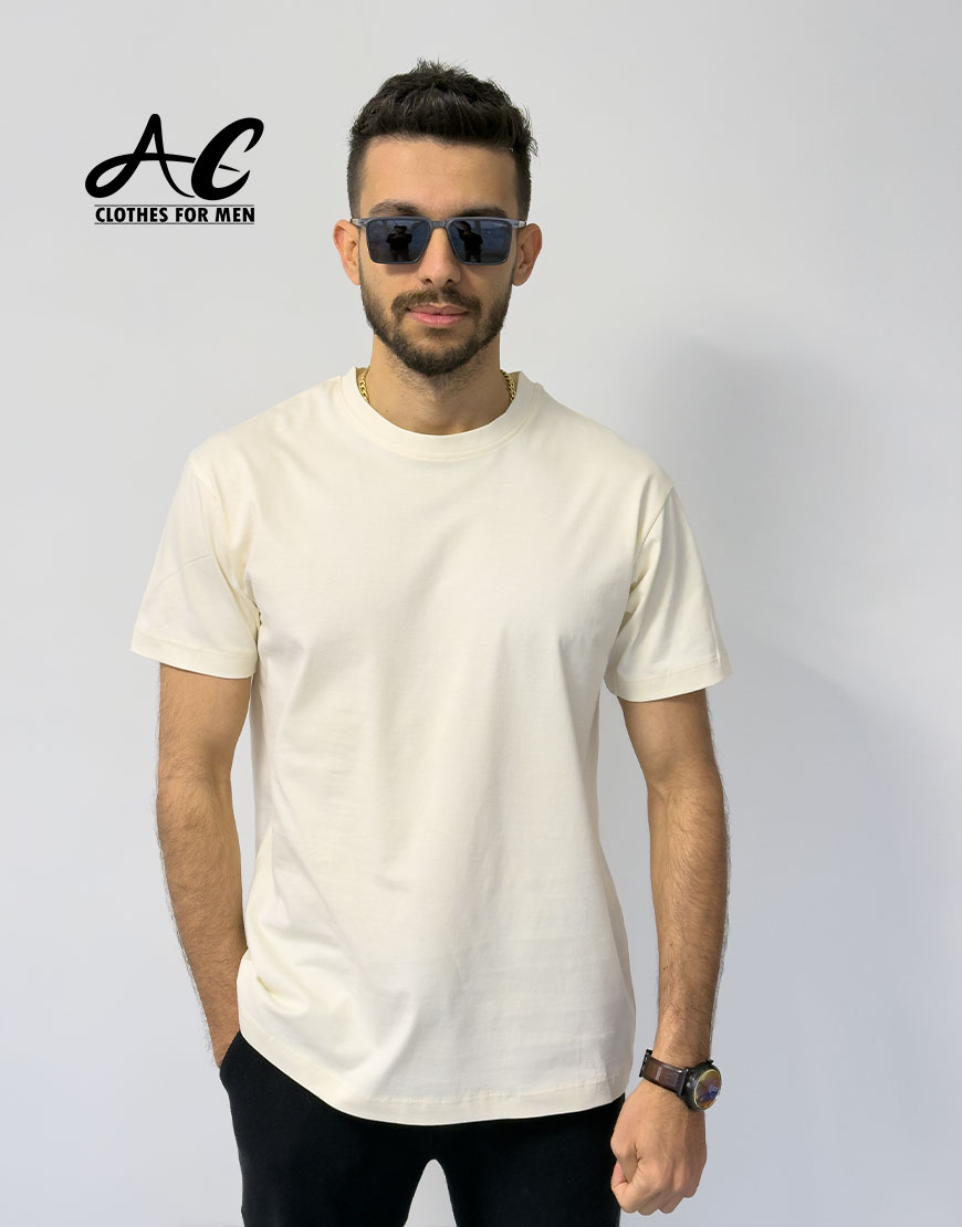 تی شرت آستین کوتاه مردانه کد 6885-AC